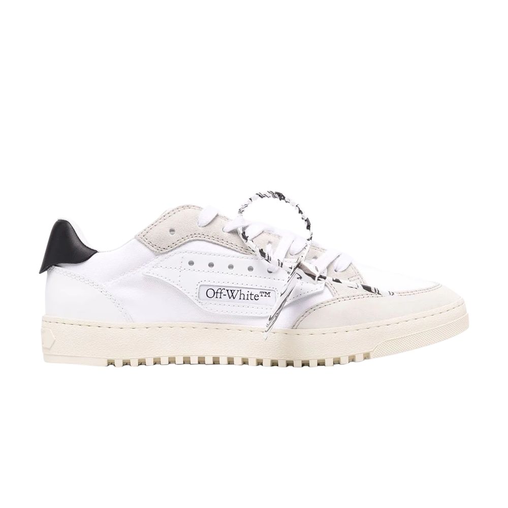 Pre-owned Off-white 5.0 Low 'white Black' | Men's Size 44