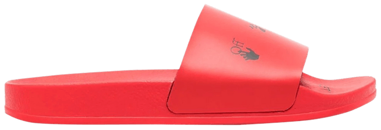 Red off on sale white slides