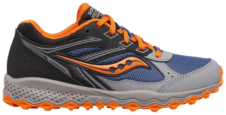 Saucony Cohesion TR14 Lace Big Kid Black Blue Orange