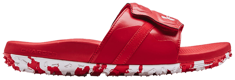 Under Armour Fat Tire Slide Red White