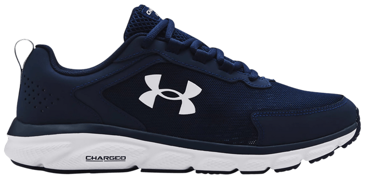 Under Armour Charged Assert 9 4E Wide Academy White