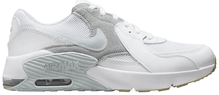 Nike Air Max Excee GS White Metallic Silver