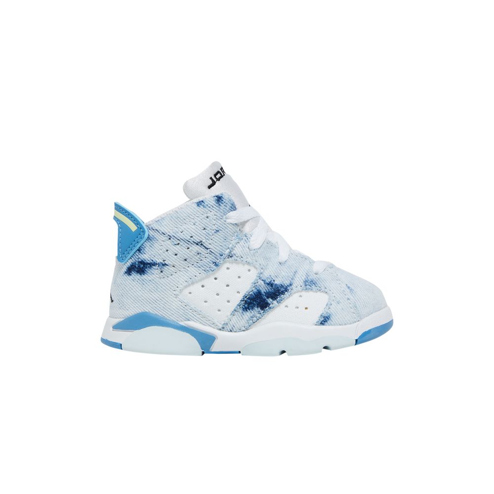 Pre-owned Air Jordan 6 Retro Td 'washed Denim 2022' | Blue | Infant Size 5
