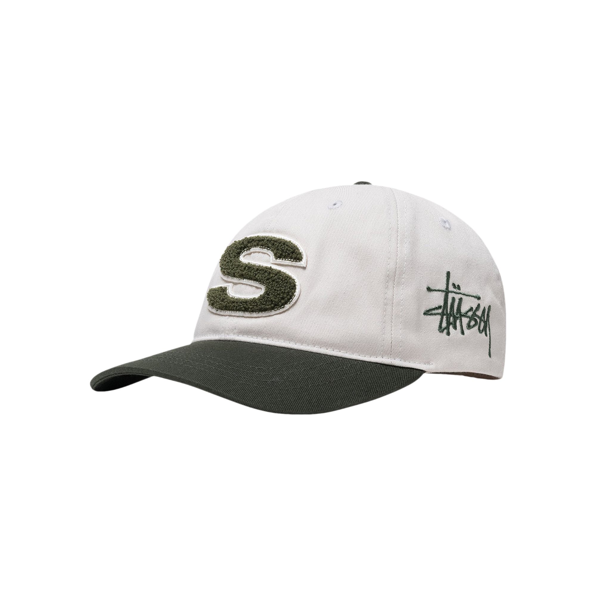 Pre-owned Stussy Chenille S Low Pro Cap 'bone' | White | Men's Size Onesize