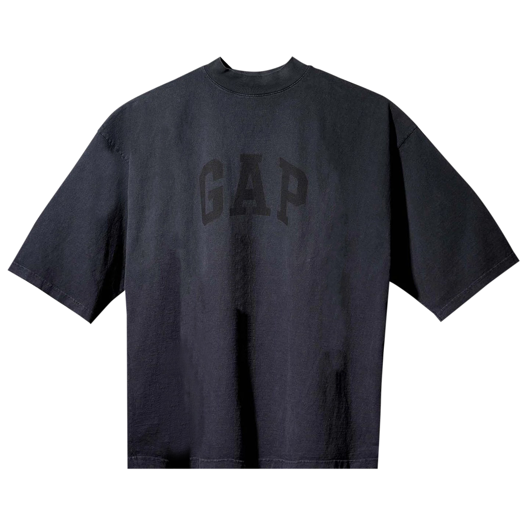Pre-owned Yeezy Gap Engineered By Balenciaga Dove 3/4 Sleeve Tee 'washed Black'