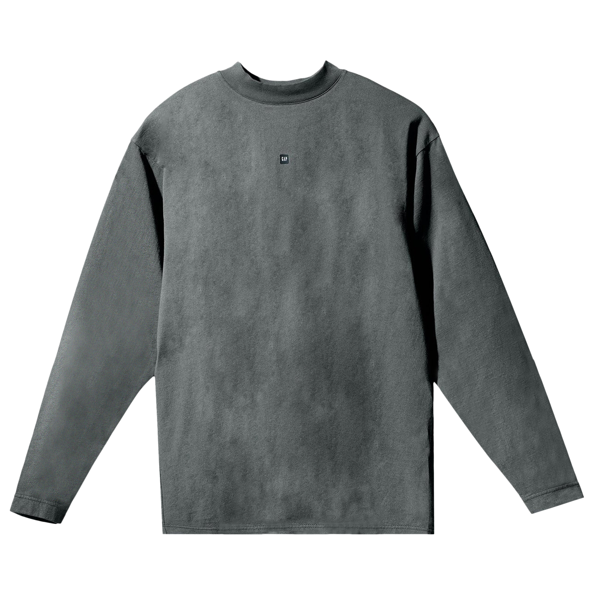 Pre-owned Yeezy Gap Engineered By Balenciaga Logo Long-sleeve Tee 'dark Green'