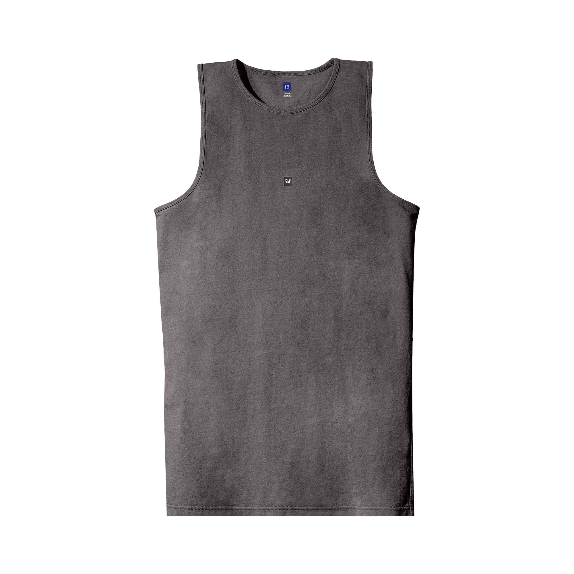 Pre-owned Yeezy Gap Engineered By Balenciaga Loose Tank Top 'dark Grey'