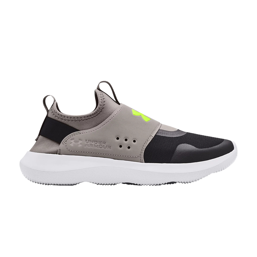 Pre-owned Under Armour Runplay 'concrete Black' In Grey