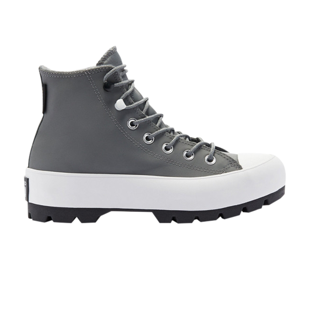 Pre-owned Converse Wmns Chuck Taylor All Star Lugged Winter High Gtx 'limestone Grey'