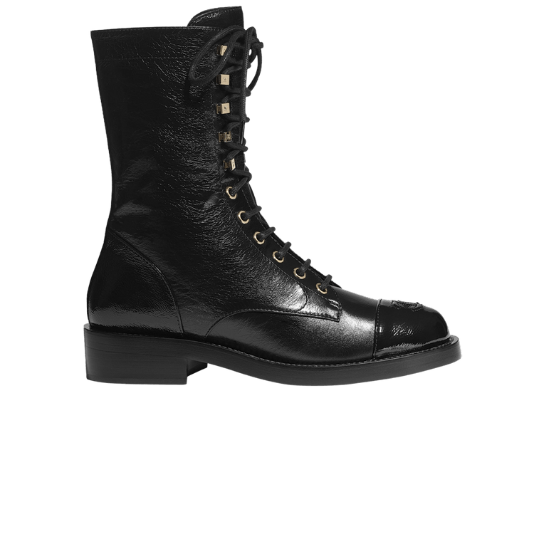 Buy Chanel Combat Boot Black G34953 Y55177 94305 GOAT UK