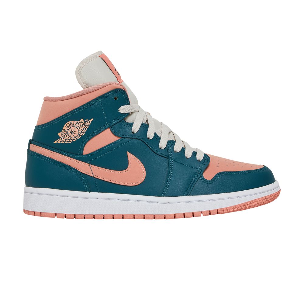 Wmns Air Jordan 1 Mid 'Dark Teal Green' | Women's Size 5