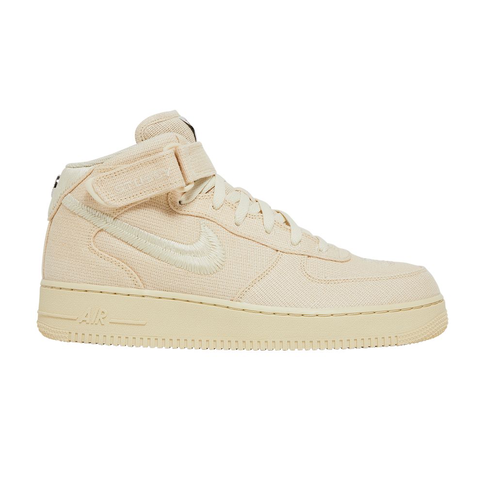 Nike Stussy x Air Force 1 Mid 'Fossil' | Tan | Men's Size 6