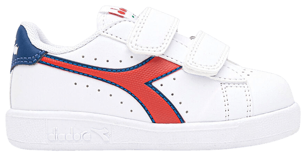 Diadora Game P Toddler White Aurora Red