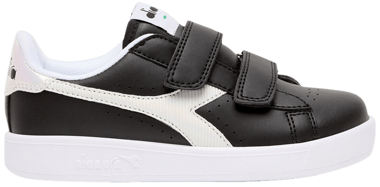 Diadora Game P Little Kid Black White