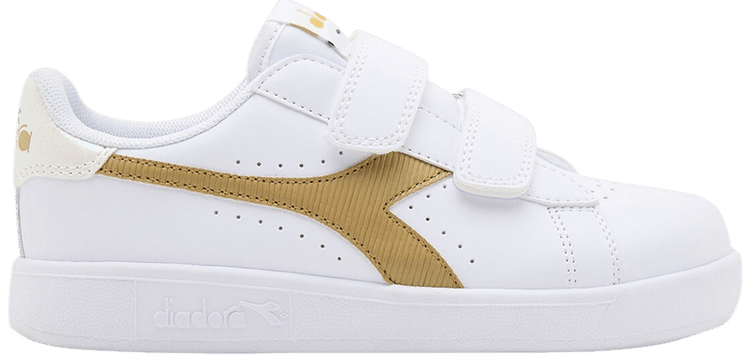 Diadora Game P Little Kid White Gold