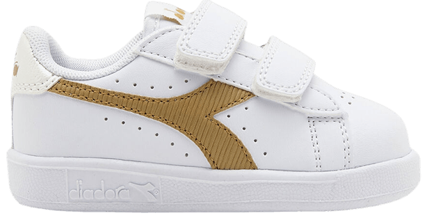 Diadora Game P Toddler White Gold