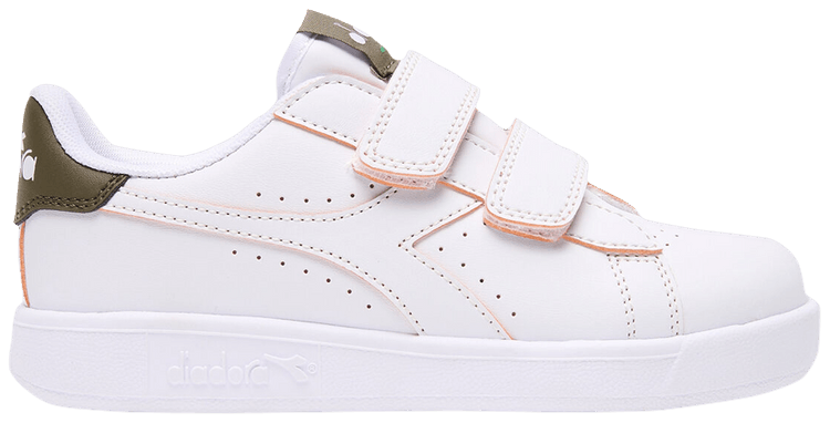 Diadora Game P Smash Little Kid White Beech