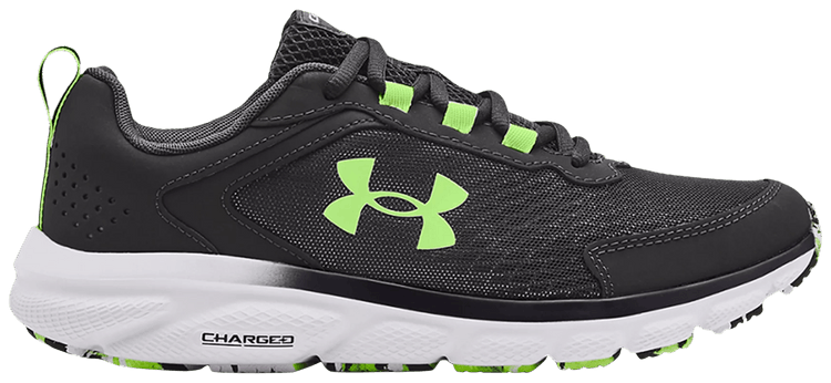 Under Armour Charged Assert 9 Marble Jet Grey White