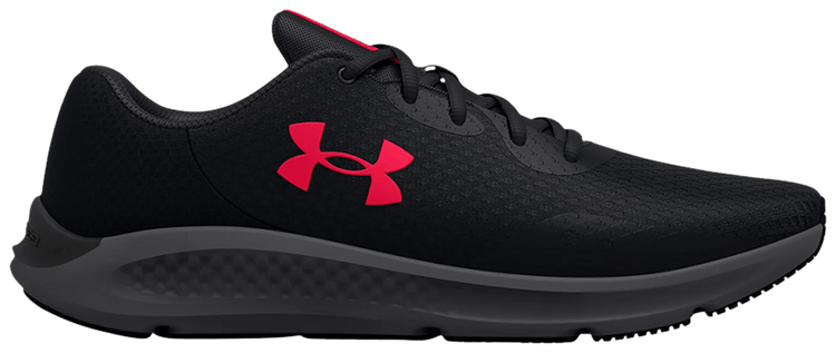 Under Armour Charged Pursuit 3 4E Wide Black Red