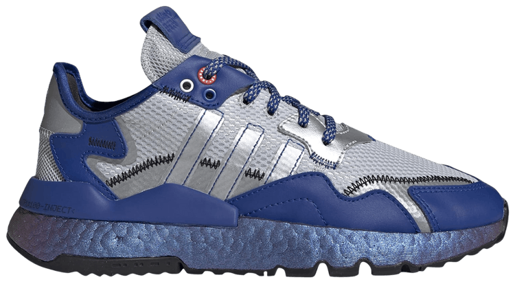Buy Wmns Nite Jogger Silver Metallic Royal Blue EG3360 GOAT