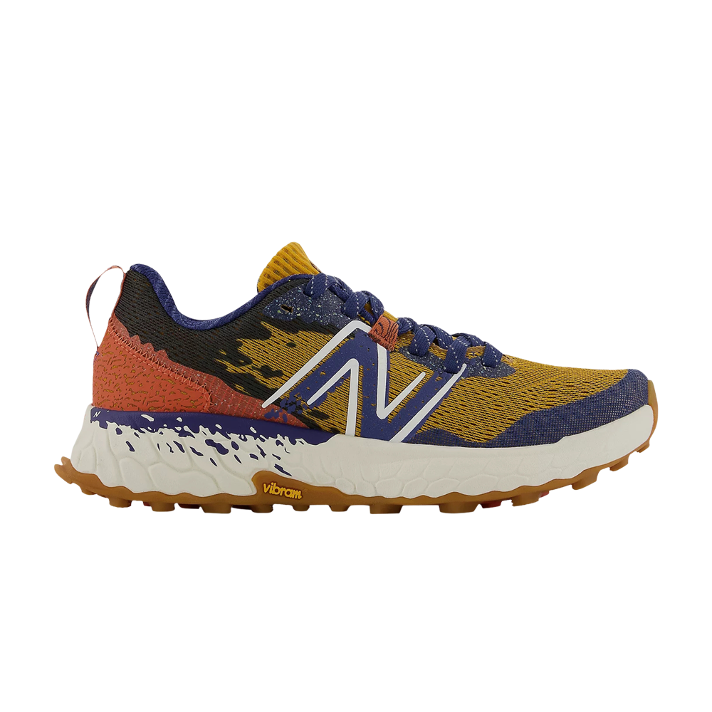 Pre-owned New Balance Wmns Fresh Foam X Hierro V7 'golden Hour' In Yellow