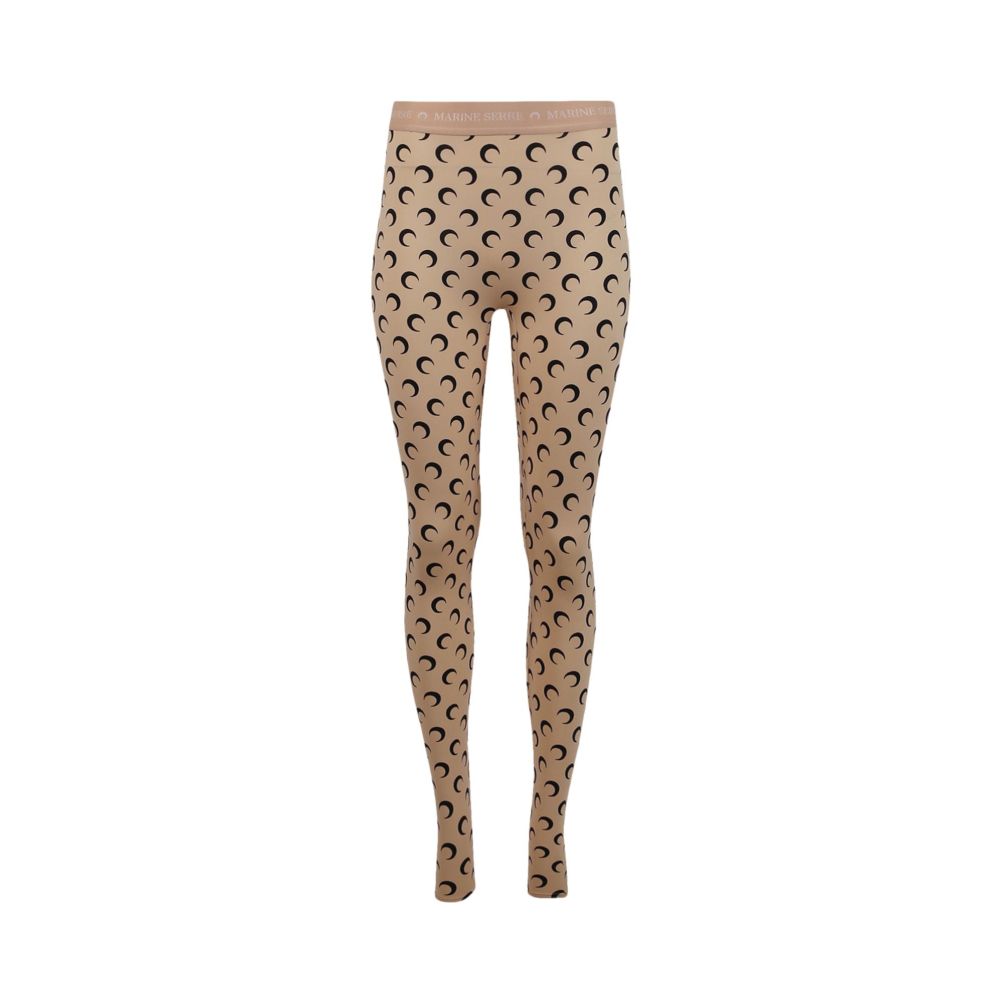 Marine Serre Fuseaux Moon Leggings 'All Over Moon Tan' | Women's Size M