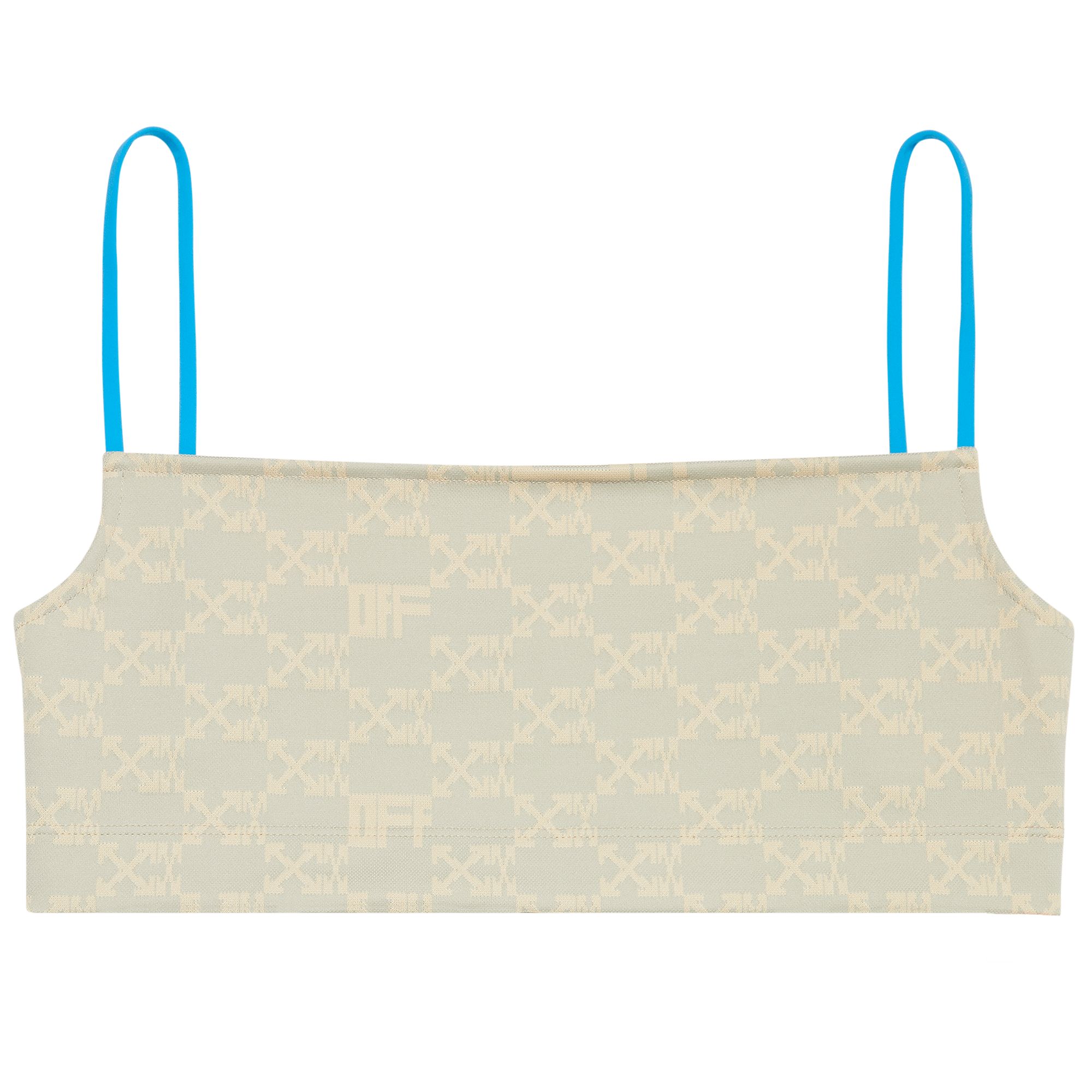 Off-White Monogram Tube Top 'Light Green/Sand' | Women's Size 40