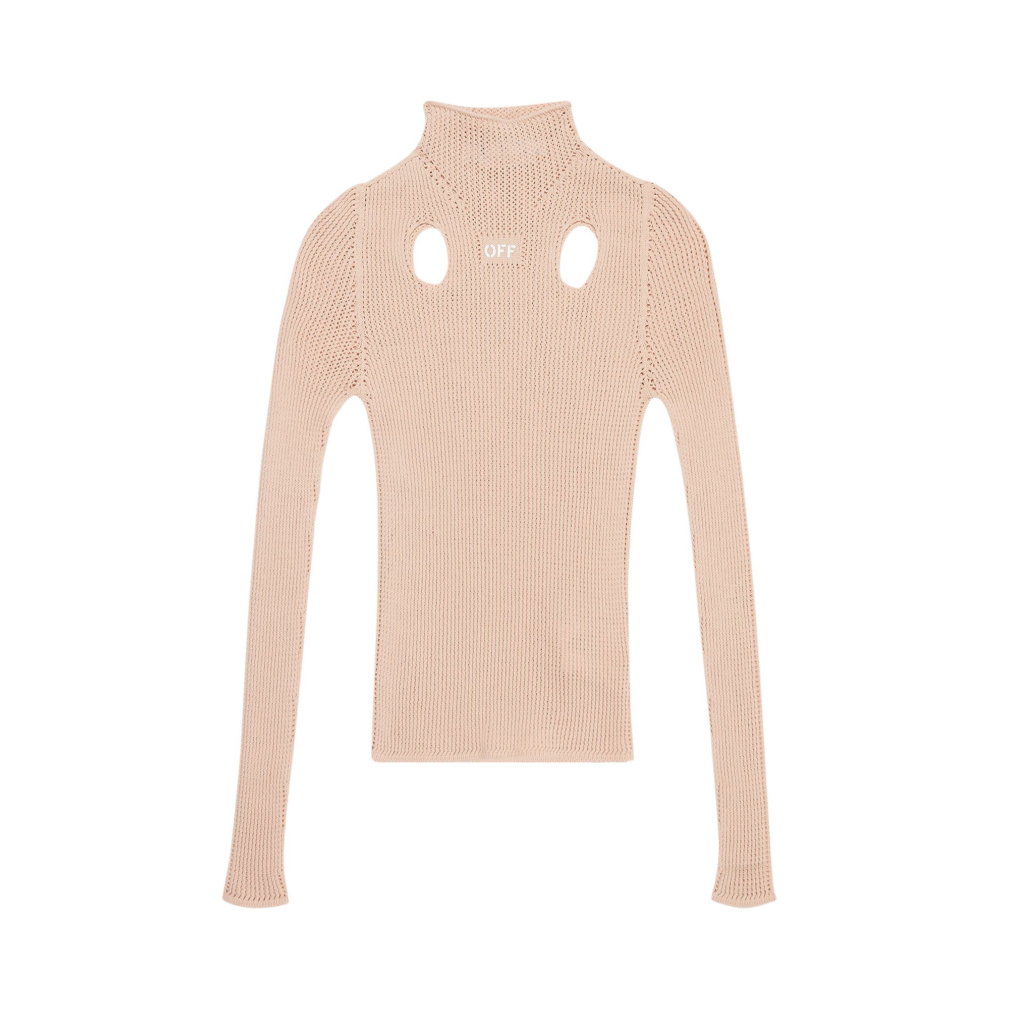 Pre-owned Off-white Holy Long-sleeve Top 'nude' | Tan | Women's Size Xxs In Brown