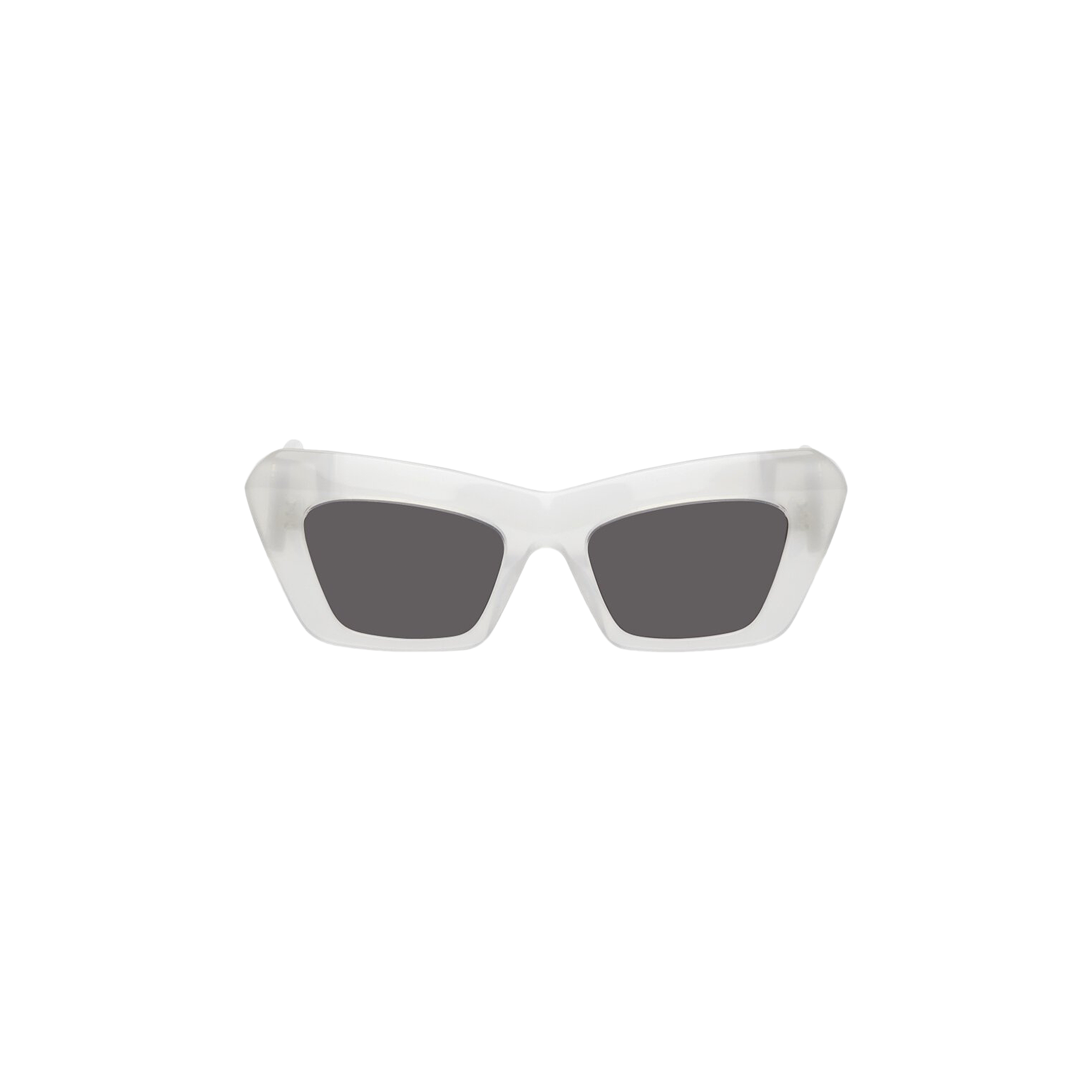 Pre-owned Loewe Acetate Sunglasses 'white/smoke'