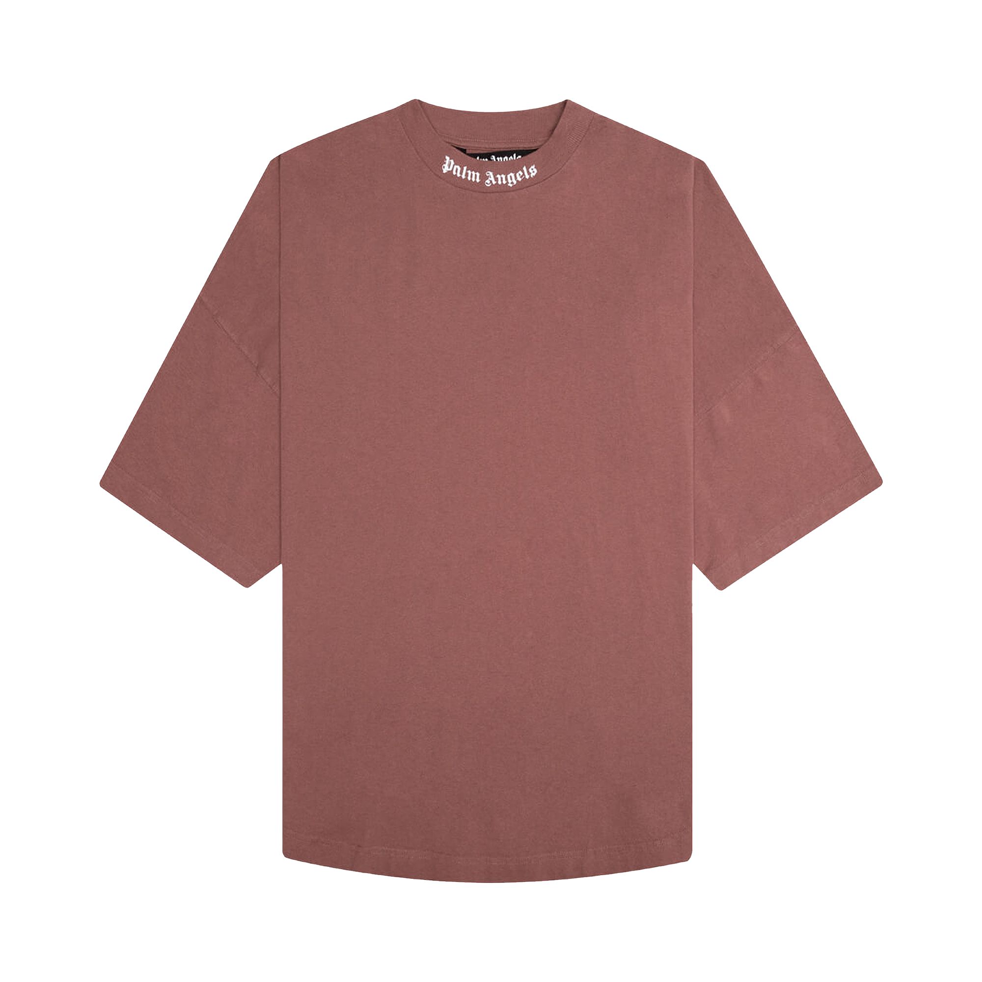 Palm Angels Classic Logo Over Tee 'Tan/White' | Men's Size XS