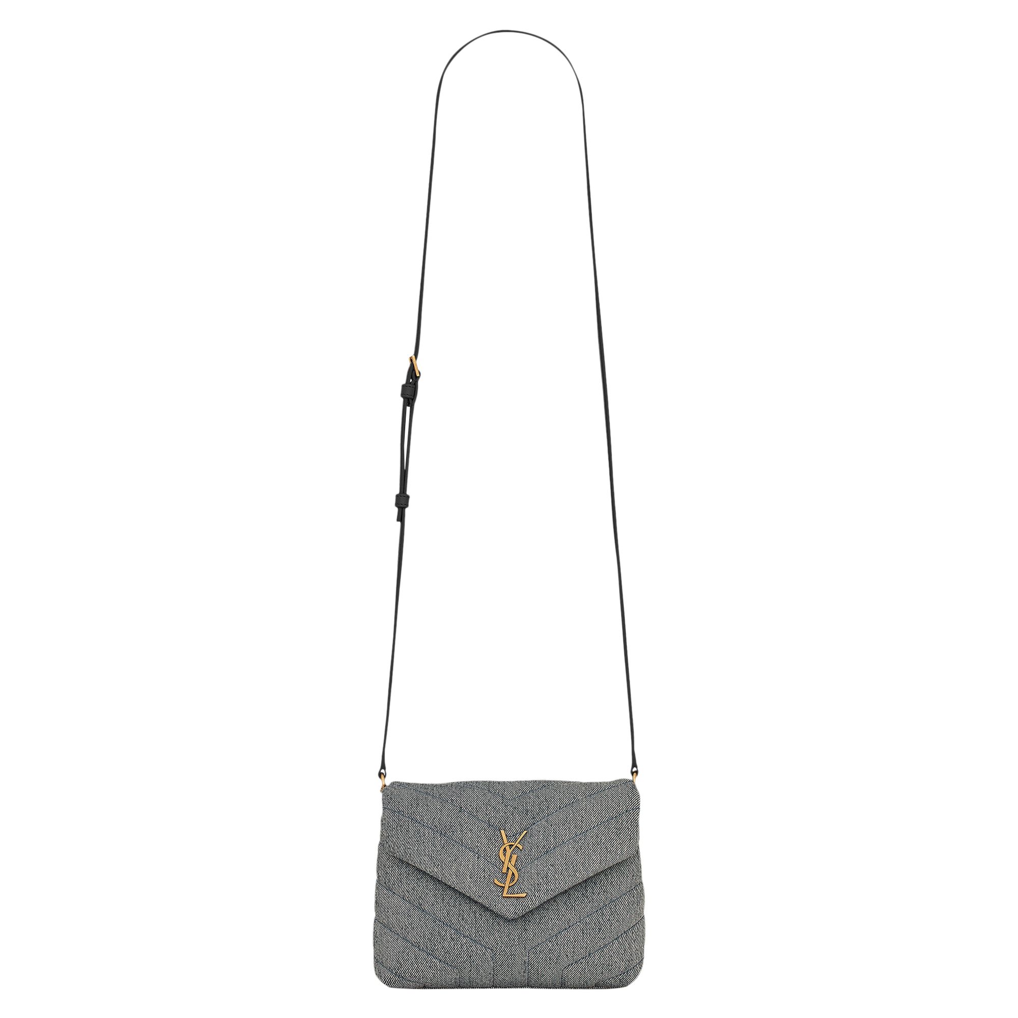 Saint Laurent Toy Loulou Crossbody Bag 'Denim Azure' | Blue | Women's Size Onesize