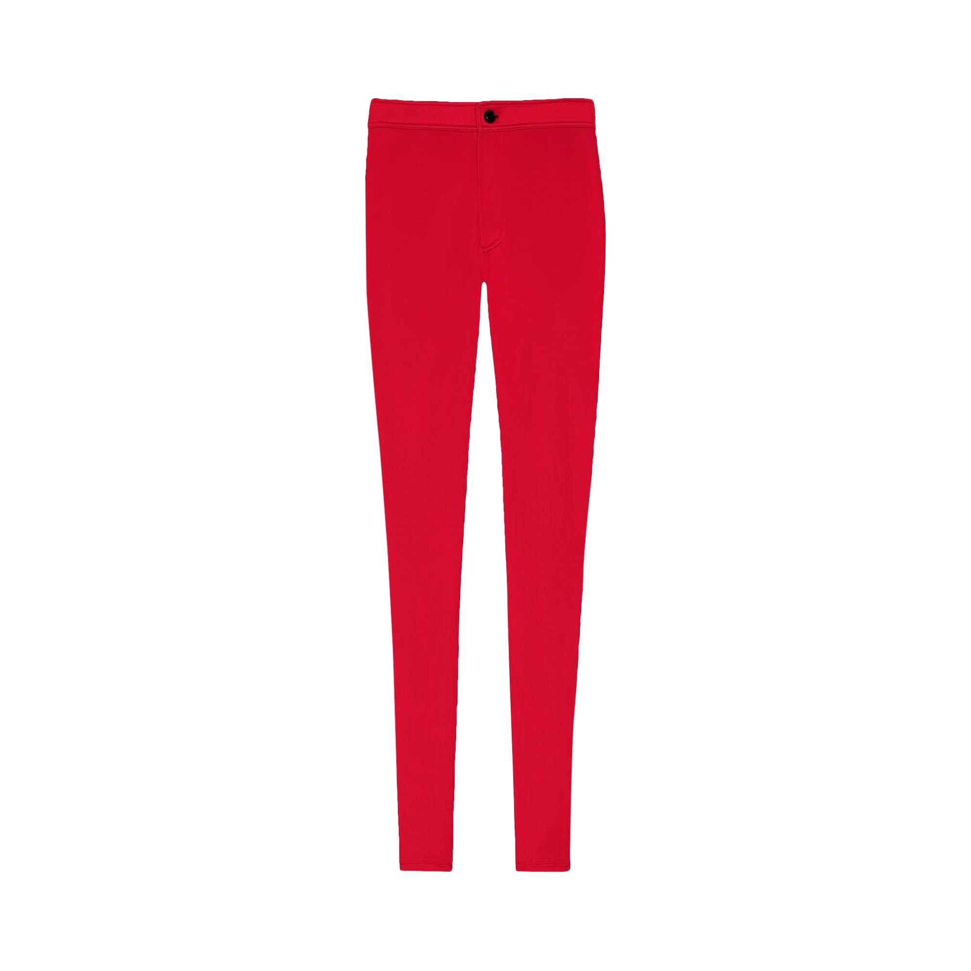 Pre-owned Saint Laurent Fitted Trousers 'rouge' | Red | Women's Size 34