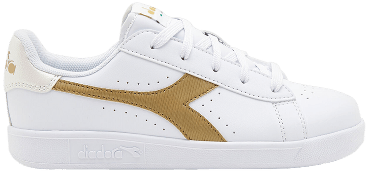 Diadora Game P Big Kid White Gold