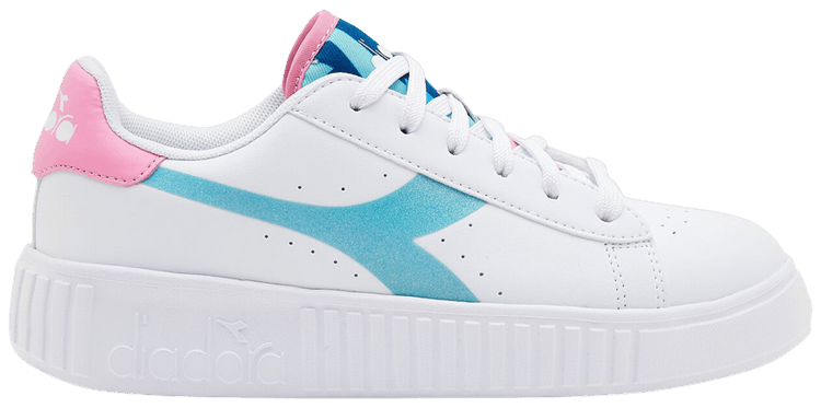 Diadora Game Step Wonderland Big Kid White Fuchsia Pink