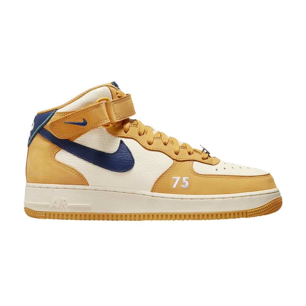 Pre-owned Nike Air Force 1 Mid 'paris' In Yellow