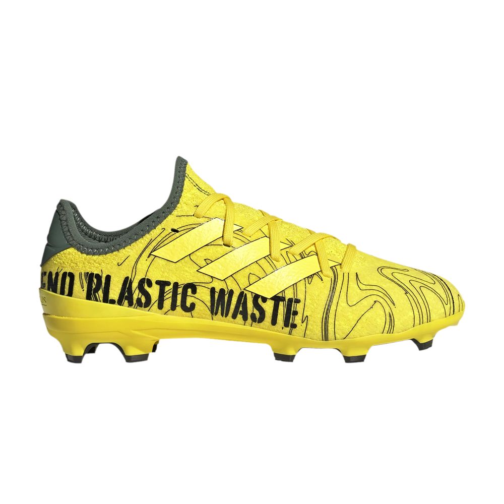 Pre-owned Adidas Originals Adidas Gamemode Knit Fg J 'end Plastic Waste' | Yellow | Kid's Size 2.5