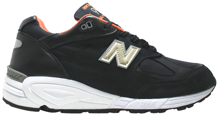 Hanon x Schoeller Technologies x 990v2 Made in England Black Orange