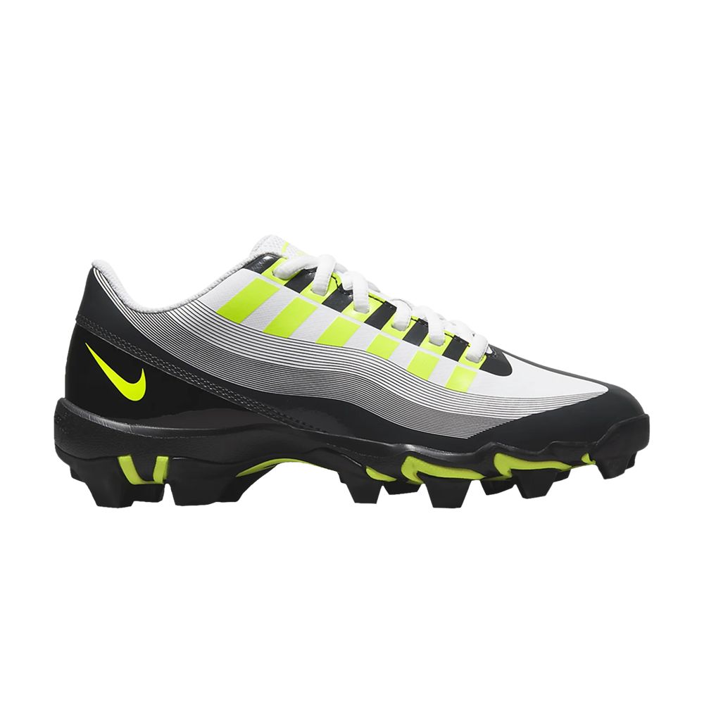 Pre-owned Nike Vapor Edge Shark Gs 'volt Smoke Grey' | Green | Kid's Size 1.5