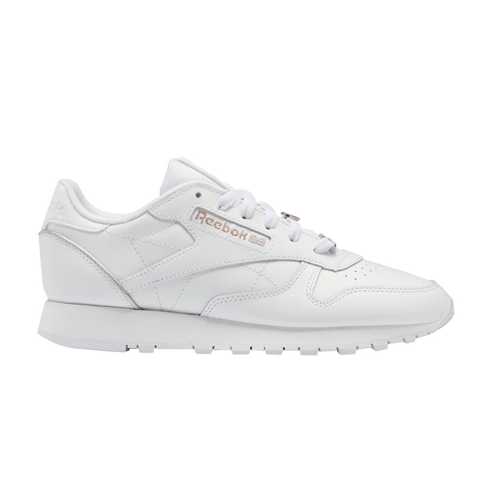 Pre-owned Reebok Wmns Classic Leather 'white Quartz Metallic'