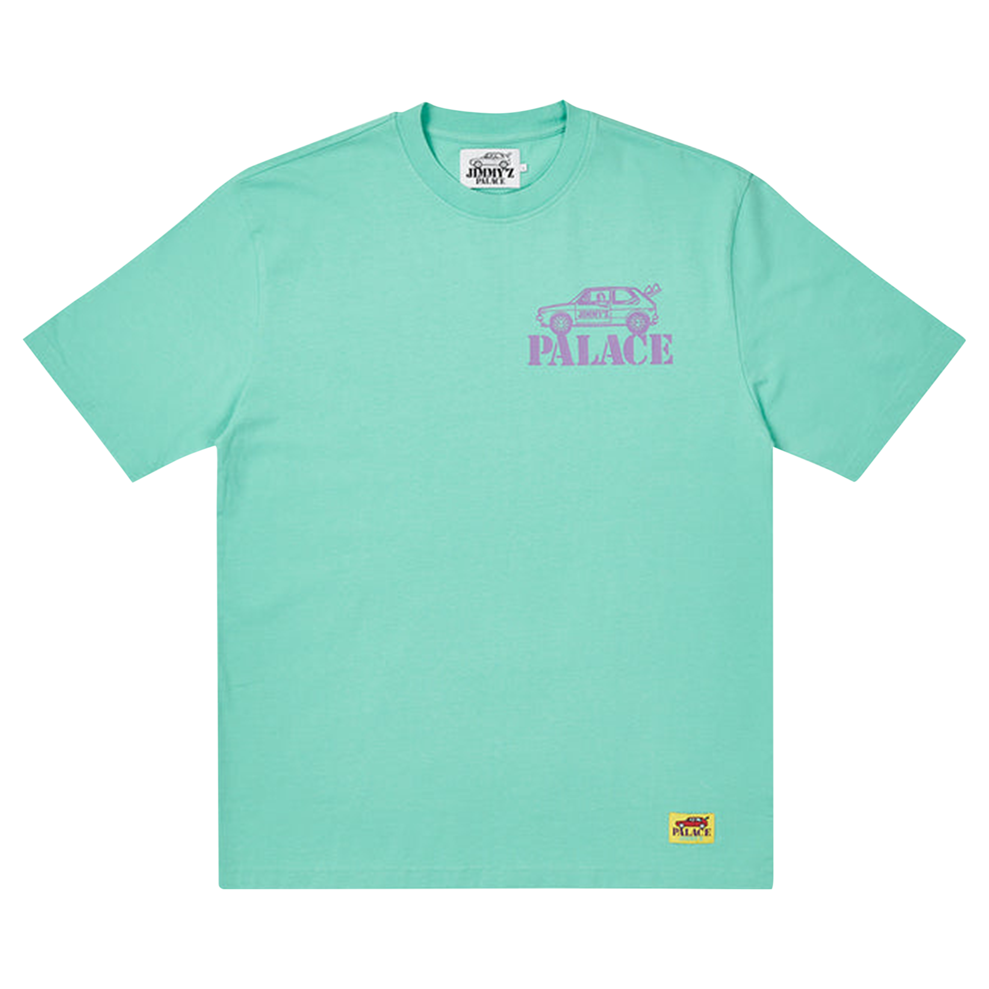 Pre-owned Palace Jimmy'z Washed T-shirt 'mint' In Green