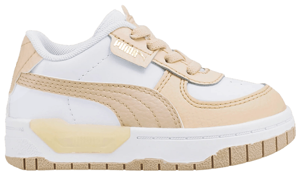 Puma Cali Dream Leather Infant White Shifting Sand