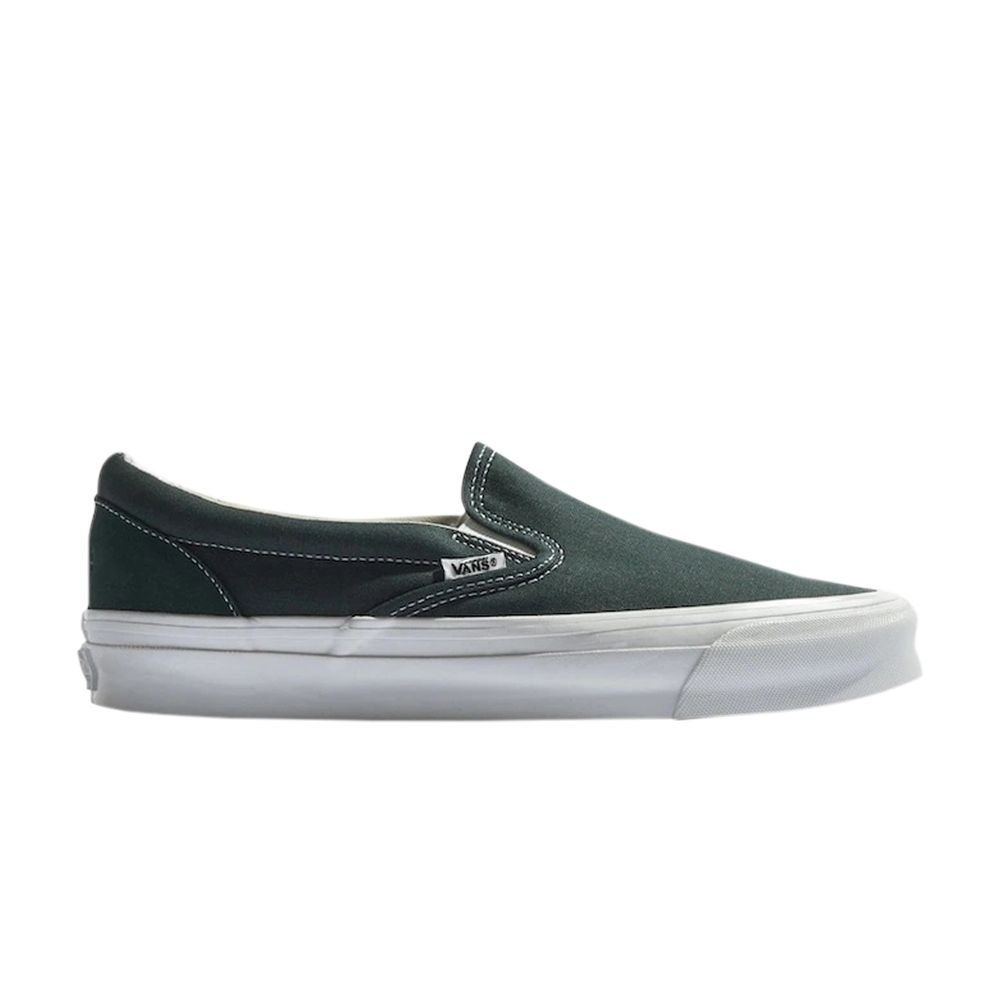 Pre-owned Vans Adsum X Og Classic Slip-on Lx 'scarab True White' In Green