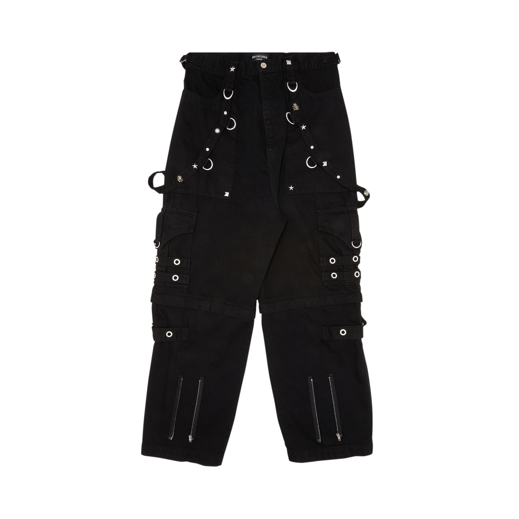 Click to view more detailed imagery on our partner's website Pre-owned Balenciaga Raver Baggy Pants 'pitch Black'