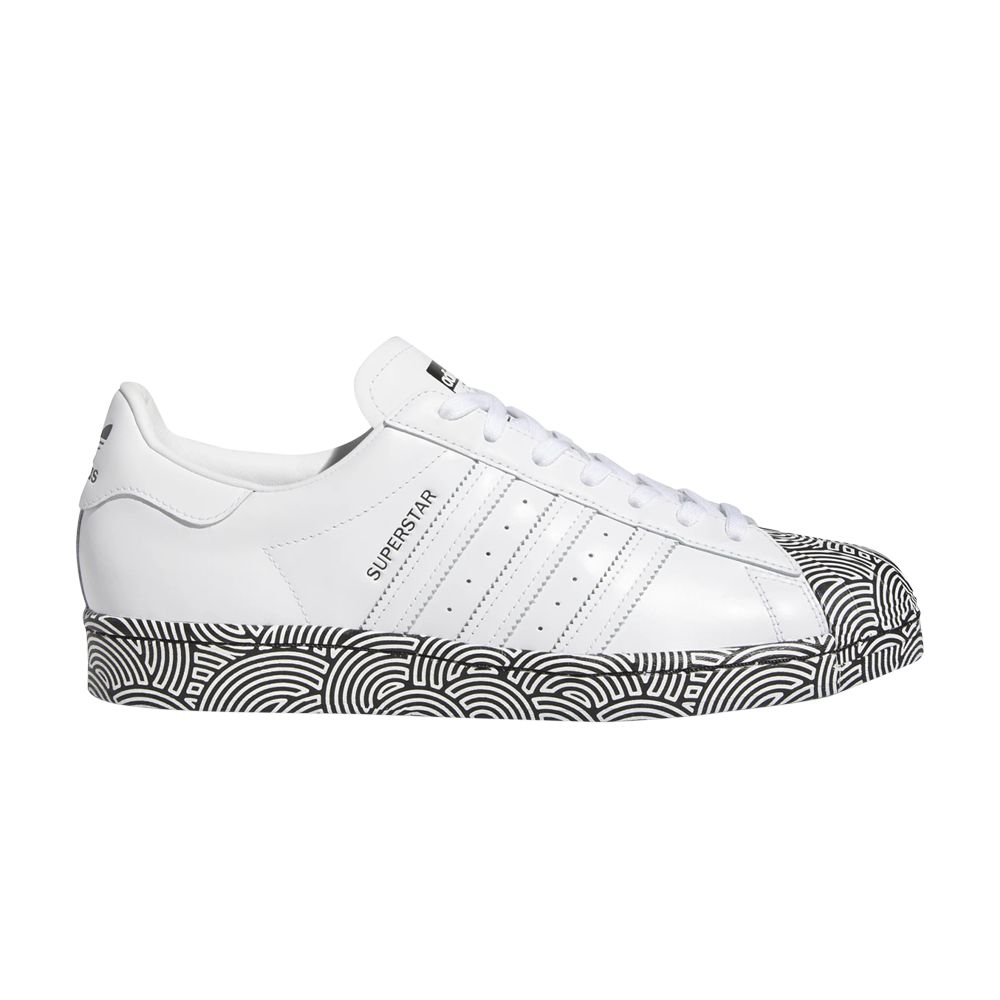 ADIDAS ORIGINALS HIROCOLEDGE X SUPERSTAR 'TAKAHASHI HIROKO - WHITE BLACK'