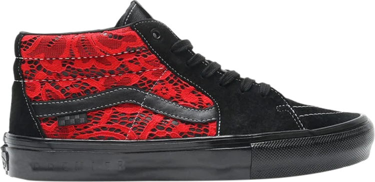 Premier x Skate Grosso Mid 'Laced - Black High Risk Red'