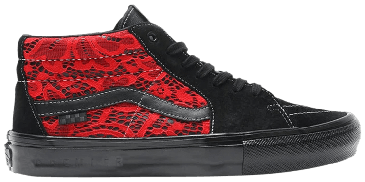 Premier x Skate Grosso Mid 'Laced - Black High Risk Red'