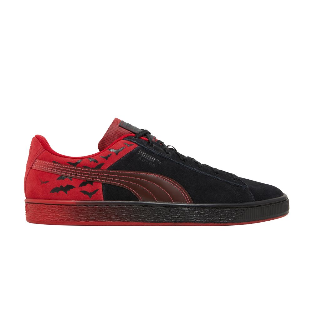 Puma Batman x Suede Classic 'Black Barbados Cherry' | Red | Men's Size 11.5