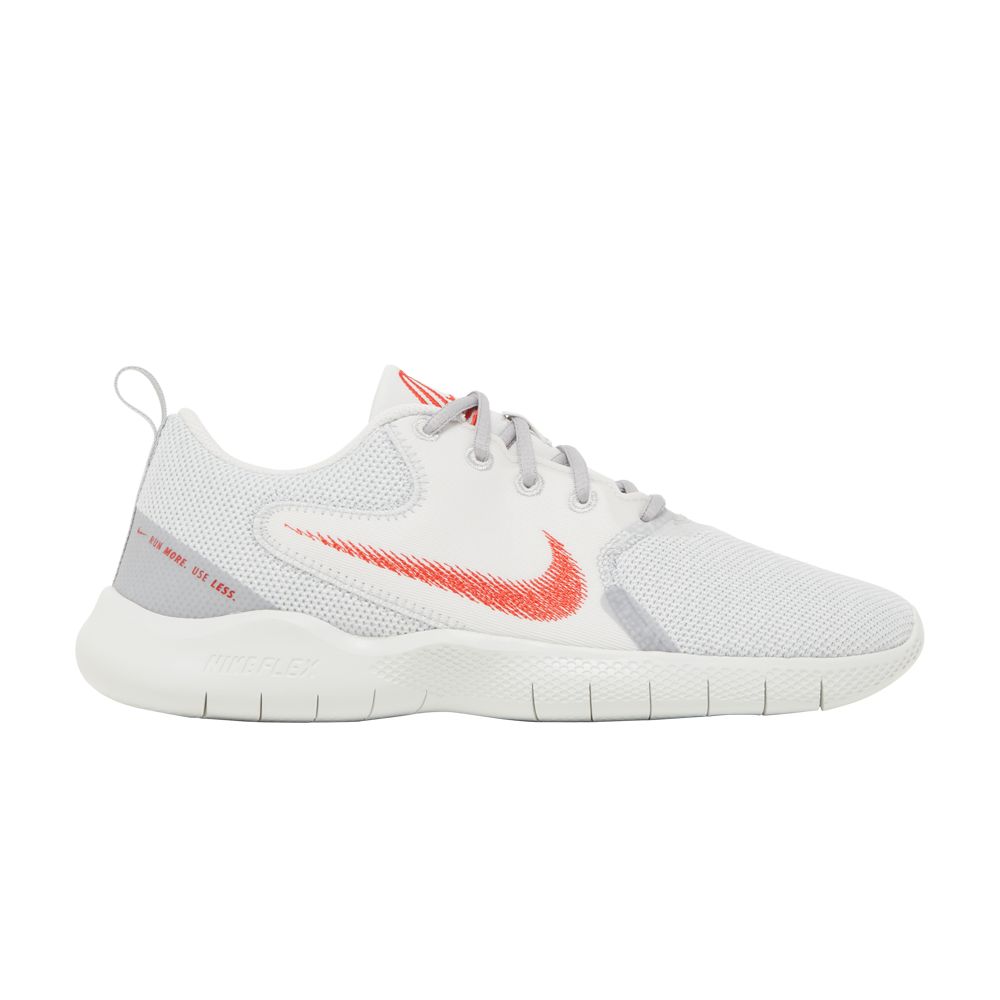 Nike Flex Experience Run 10 'Platinum Tint Chile Red' | White | Men's Size 12