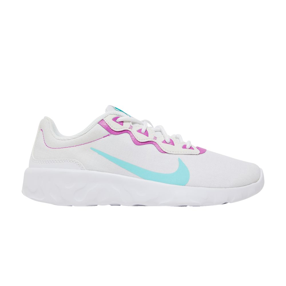 Pre-owned Nike Wmns Explore Strada 'white Light Aqua'