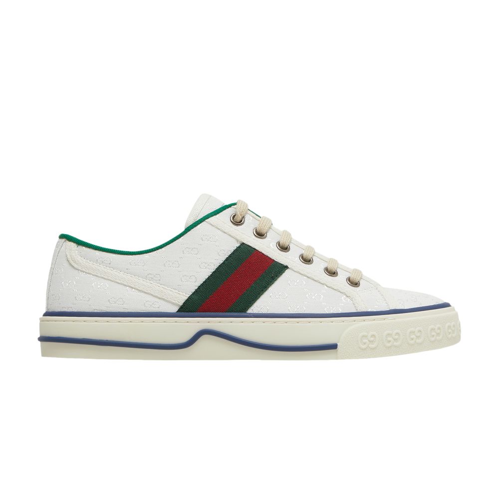 Pre-owned Gucci Wmns Tennis 1977 'white Mini Gg' | Women's Size 34.5